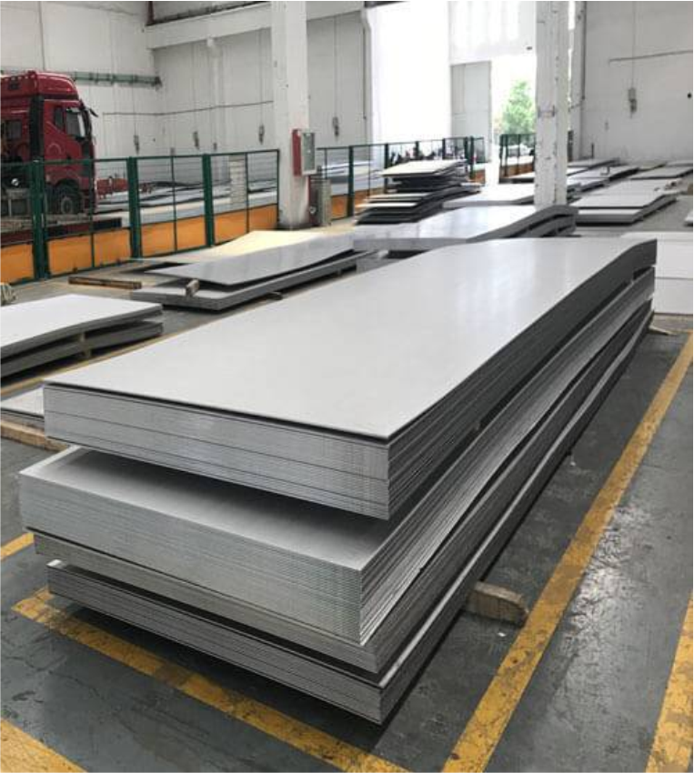 Metal sheets in various sizes and shapes